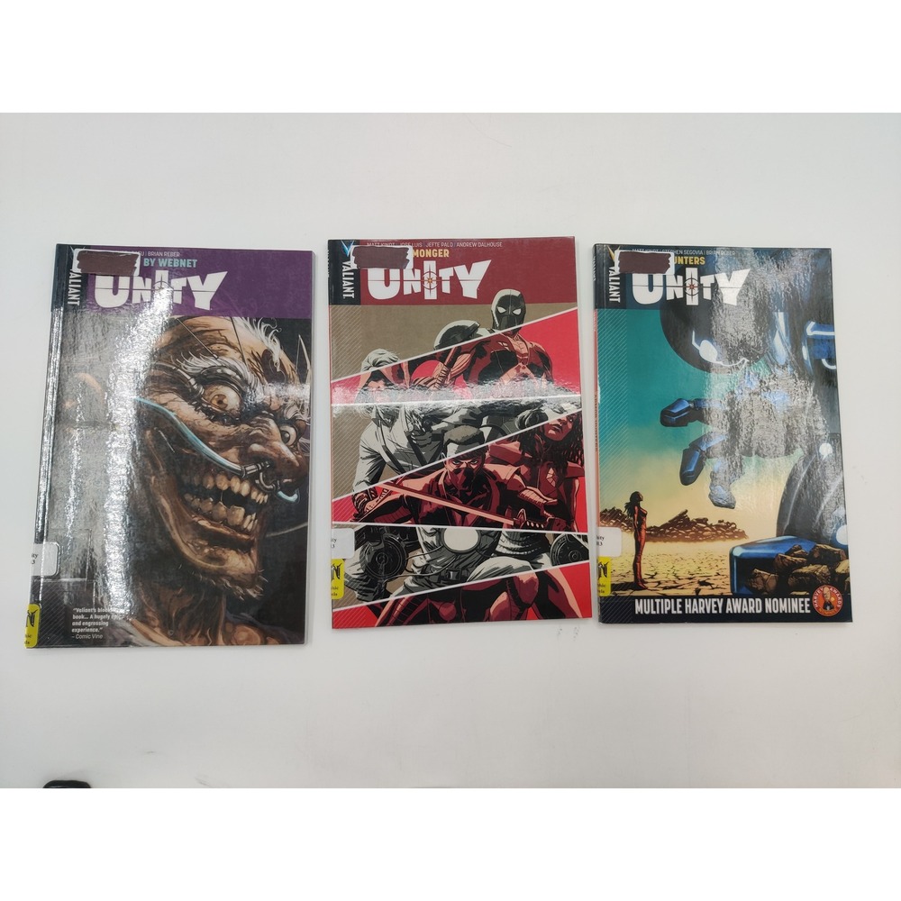 Valiant Unity Graphic Novel TPB Lot Vol 1 4 5 Matt Kindt‎ Ninjak X-O Manowar